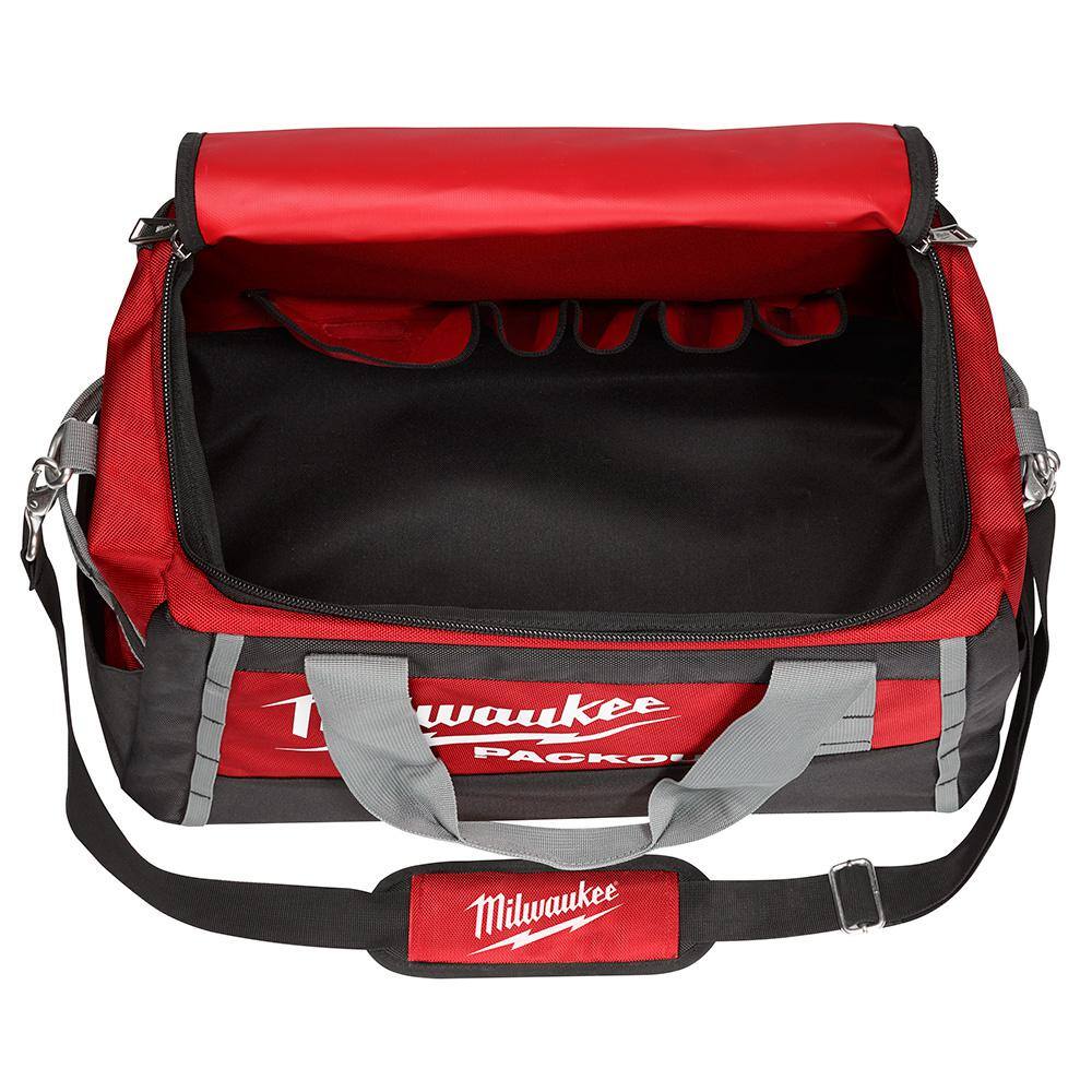 Milwaukee 20 in. PACKOUT Tool Duffle Bag with Multi-Size Zipper Pouches, Red (3-Pack)