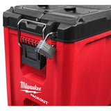Milwaukee PACKOUT 10 in. Compact Portable Tool Box with Adjustable Dividers & Tray, IP65, 16.34 x 9.84 x 12.87 in