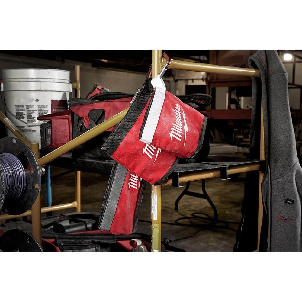 Milwaukee 14 in., 12 in., 8 in. and 6 in. Multi-Size Zipper Tool Bags in Red (4-Pack)
