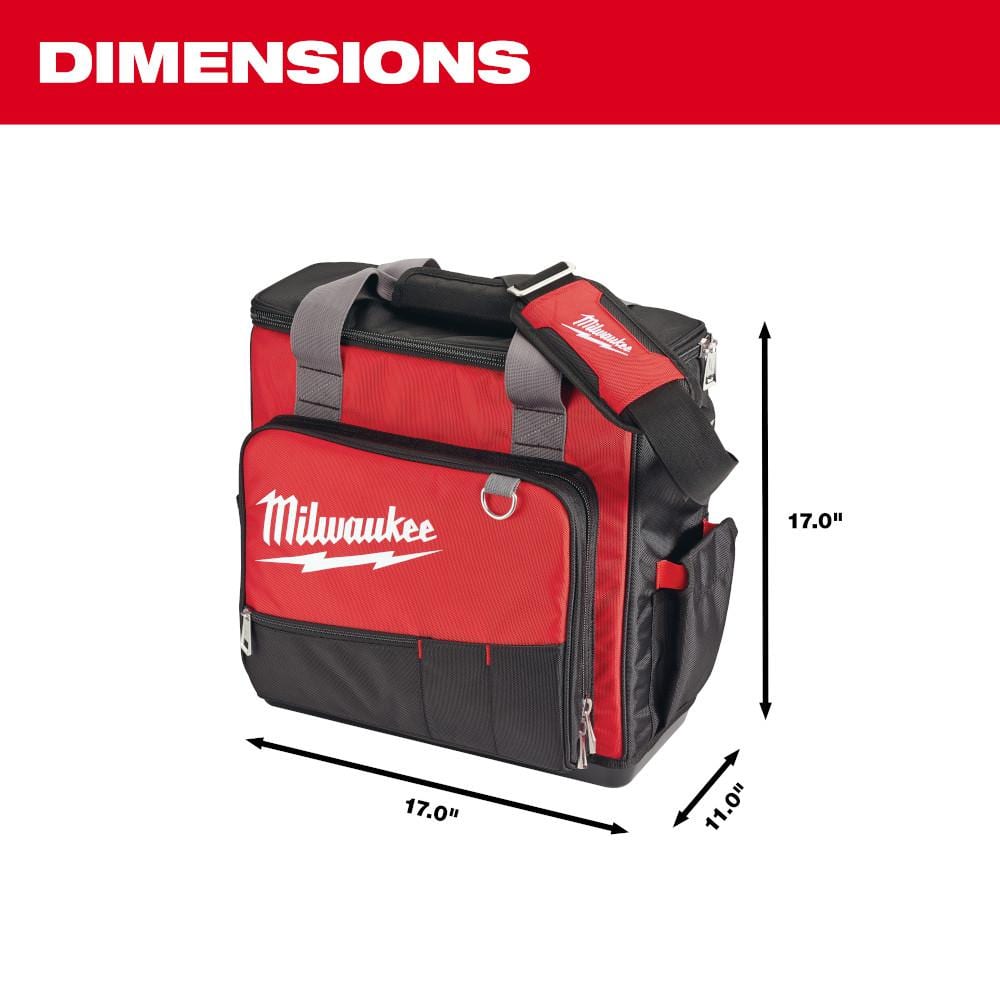 Milwaukee 17 in. Jobsite Tech Tool Bag (Model 48-22-8210)