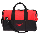 Milwaukee 18 in. Contractor Tool Bag in Red, 600D Fabric, 1980 cu. in. Capacity