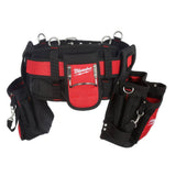 Milwaukee Adjustable Electricians Work Belt with 25 ft. x 1 in. Compact Magnetic Tape Measure
