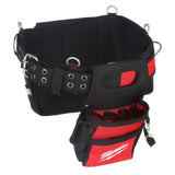 Milwaukee Adjustable Electricians Work Waist Tool Belt with 3-Pieces Pliers Kit, 29 Pockets, 1680D Nylon