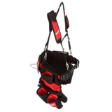 Milwaukee General Contractor Work Waist Tool Belt with Suspension Rig and FASTBACK Folding Knives (2-Pack)