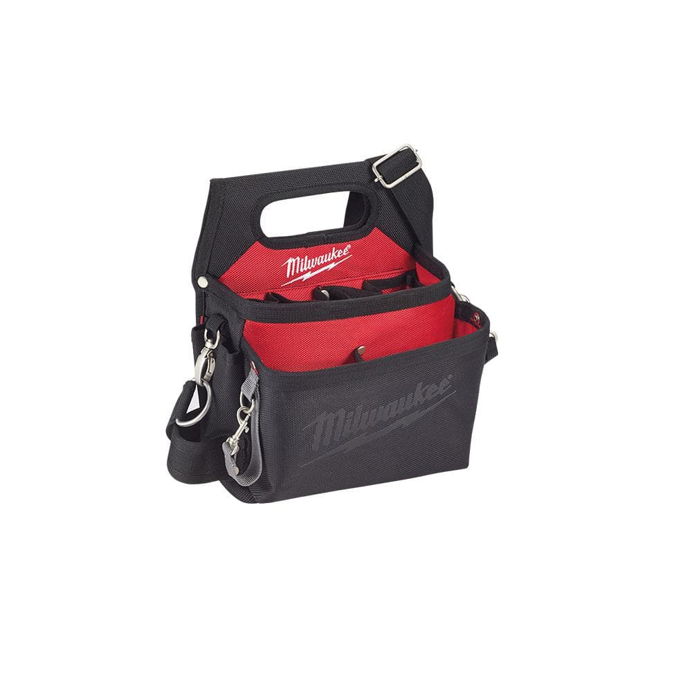 Milwaukee General Contractor Work Belt with Suspension Rig & 15-Pocket Electricians Work Pouch/Holster with Quick Adjust Belt