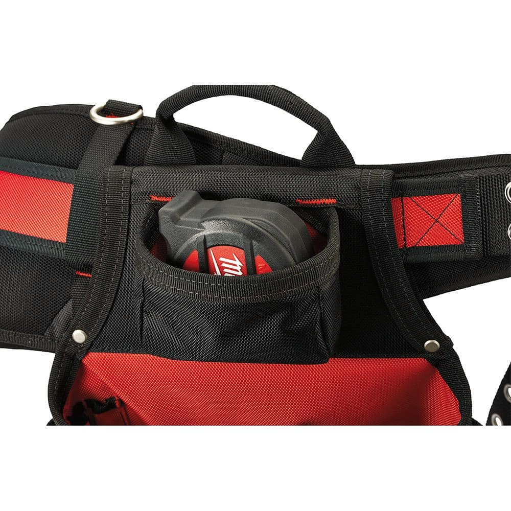 Milwaukee General Contractor Work Belt with Suspension Rig + 7-Pocket Compact Utility Pouch, 24-Pocket, Adjustable 30–53 in.