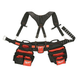 Milwaukee General Contractor Work Waist Tool Belt with Suspension Rig, 24 Pockets, 30–53 in. Waist (48-22-8120)