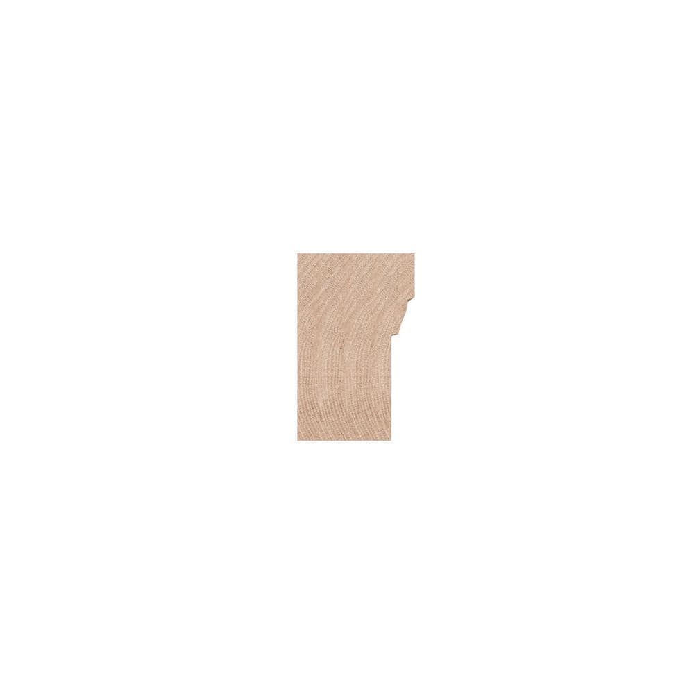 Ekena Millwork WM180 1.25 in. D x 2 in. W x 96 in. L Wood (Red Oak) Crown Molding