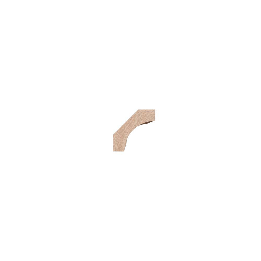 Ekena Millwork WM86 0.56 in. D x 1.63 in. W x 96 in. L Wood (Red Oak) Crown Molding