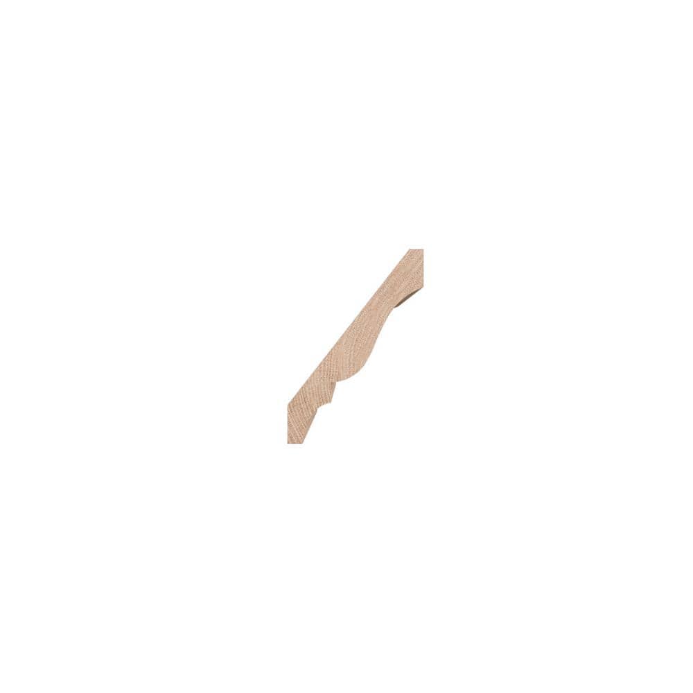 Ekena Millwork WM49 0.56 in. D x 3.63 in. W x 96 in. L Wood Red Oak Crown Moulding