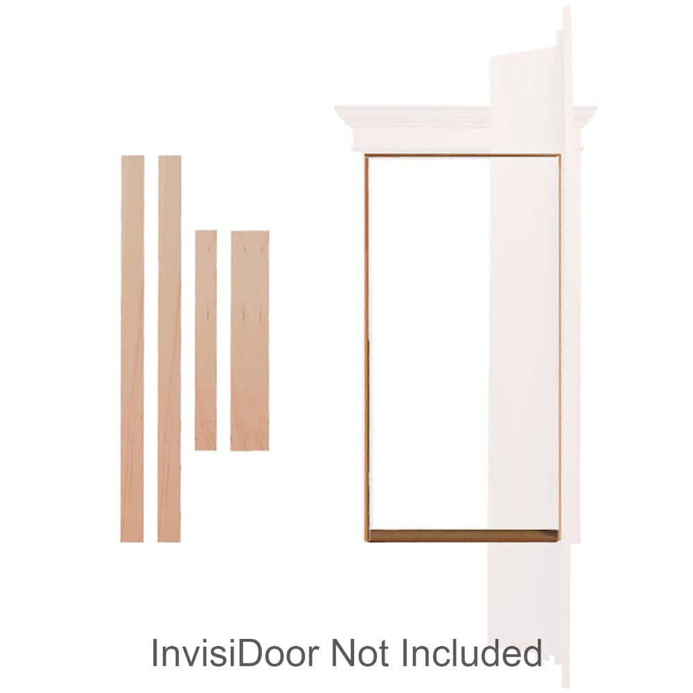 InvisiDoor Red Oak Outswing Jam/Threshold Accessory for 32 in. or 36 in. Bookcase