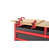 Milwaukee High-Capacity 52 in. 11-Drawer Mobile Workbench with Clamp-Ready Wood Top