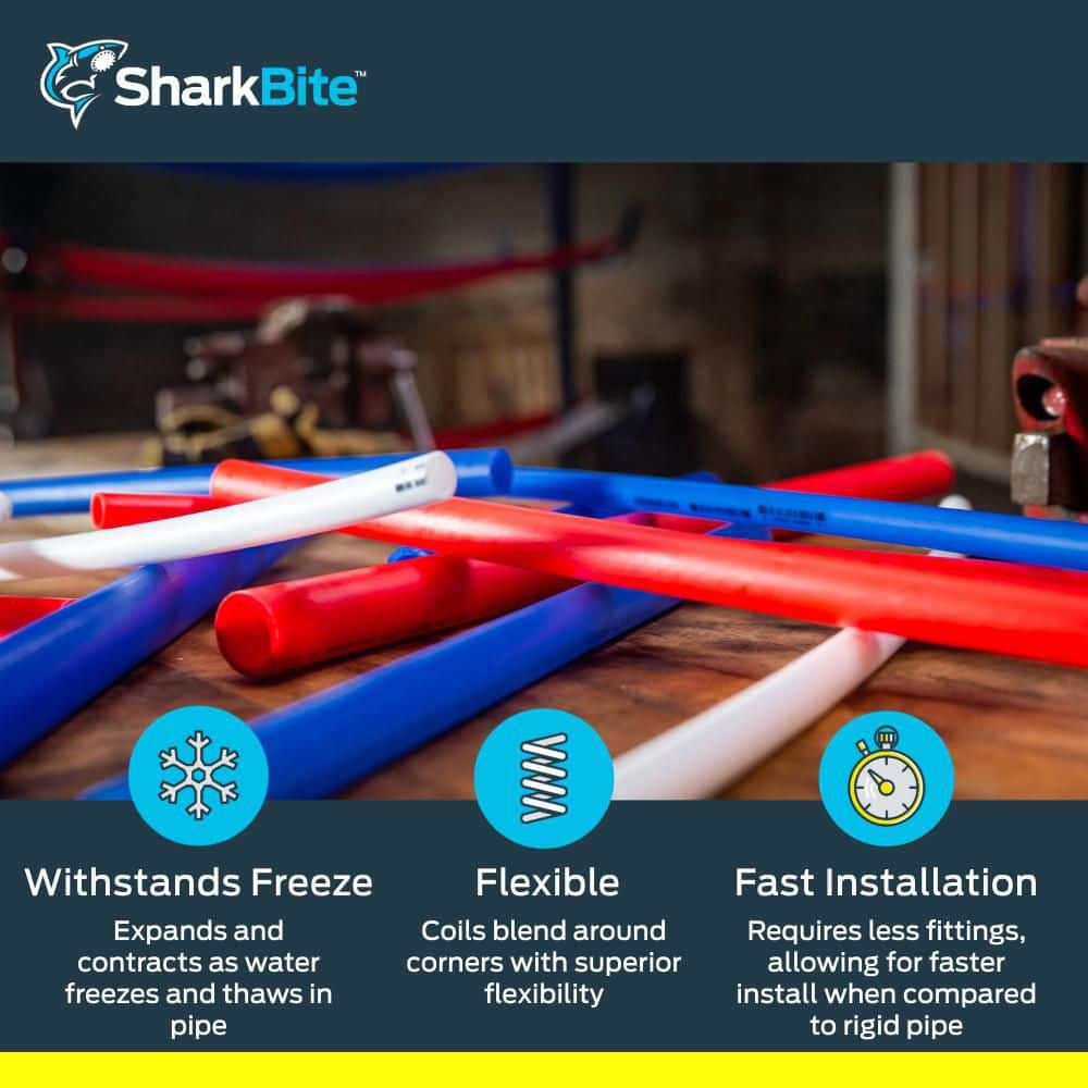 SharkBite 3/4 in. x 300 ft. Coil Red PEX-B Pipe