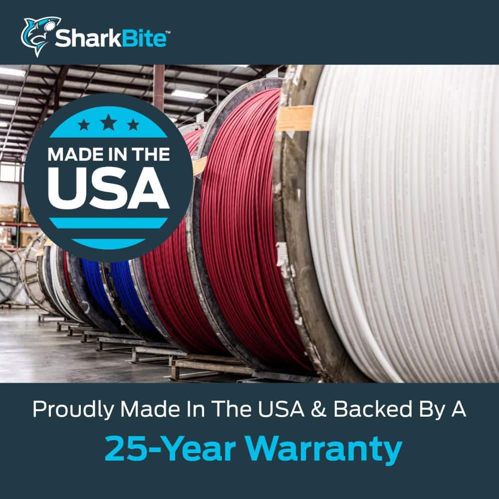 SharkBite 1 in. x 300 ft. Red PEX-B Coil Pipe