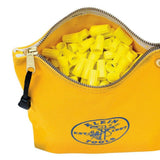 Klein Tools Assorted Canvas Zipper Tool Bags, No. 8 Canvas, 10 x 8 x 3.5 in, 3-Pack (5539CPAK)