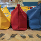 Klein Tools 18 in. Canvas Zipper Tool Bags, Assorted Colors (Red/Yellow/Blue), 3-Pack