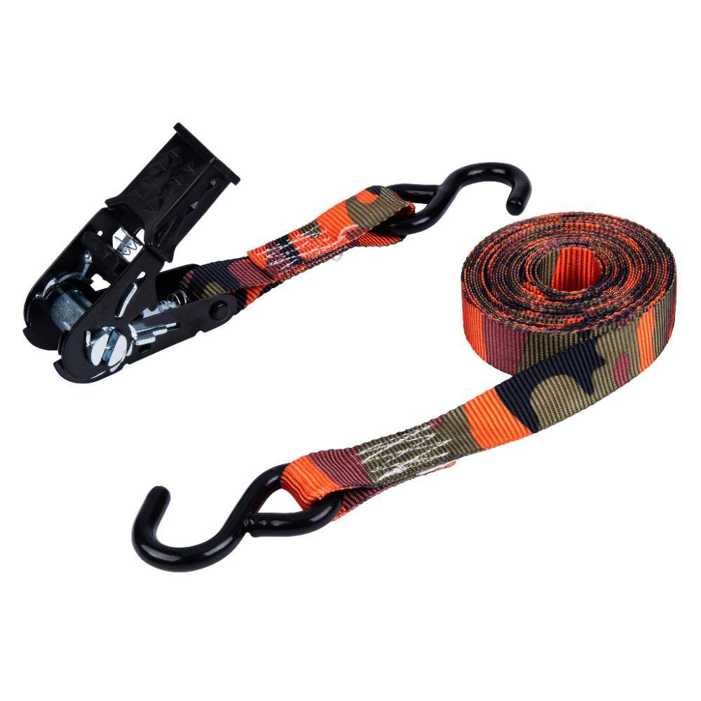 Keeper 1 in. x 16 ft. Blaze Camo Ratchet Tie-Down