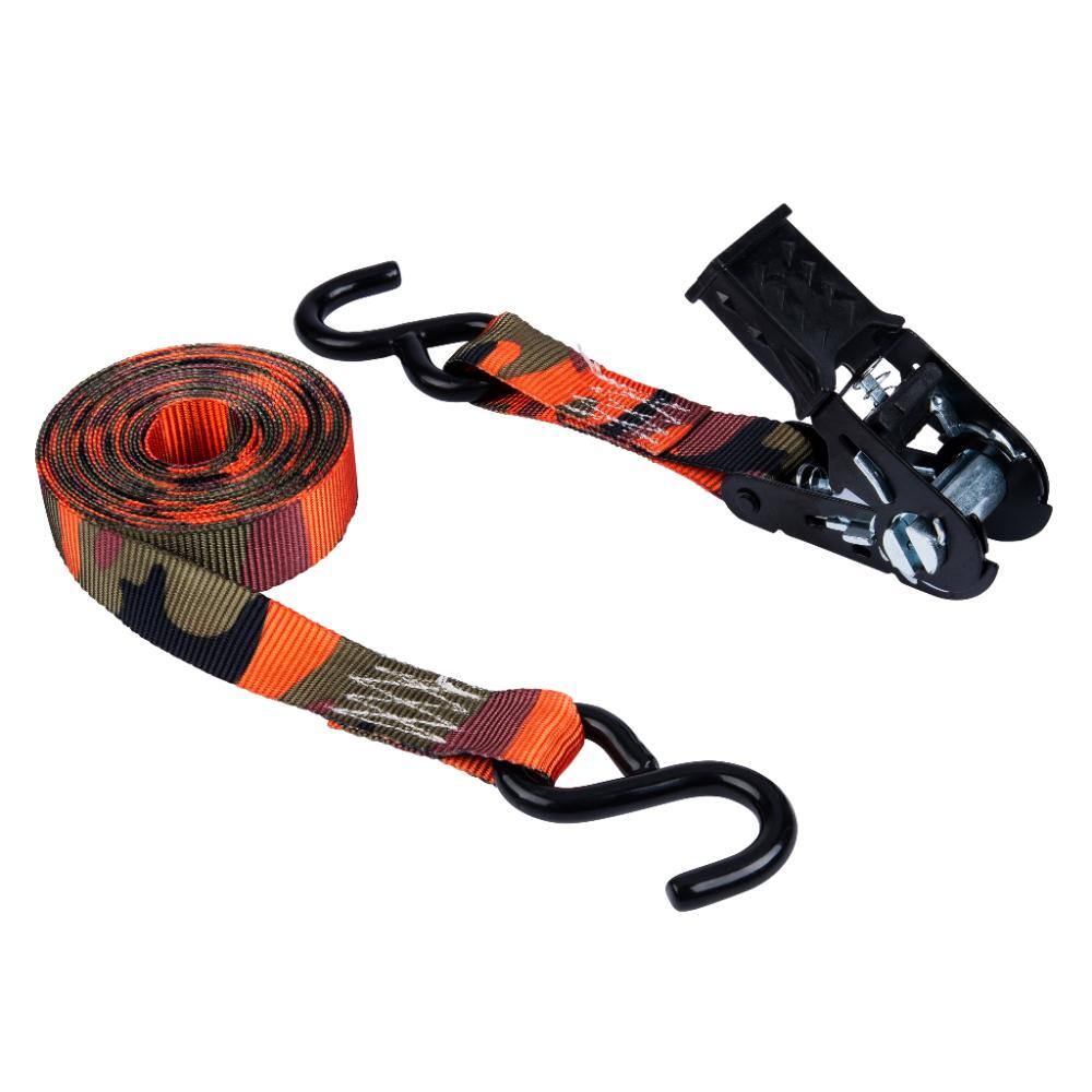 Keeper 1 in. x 16 ft. Blaze Camo Ratchet Tie-Down