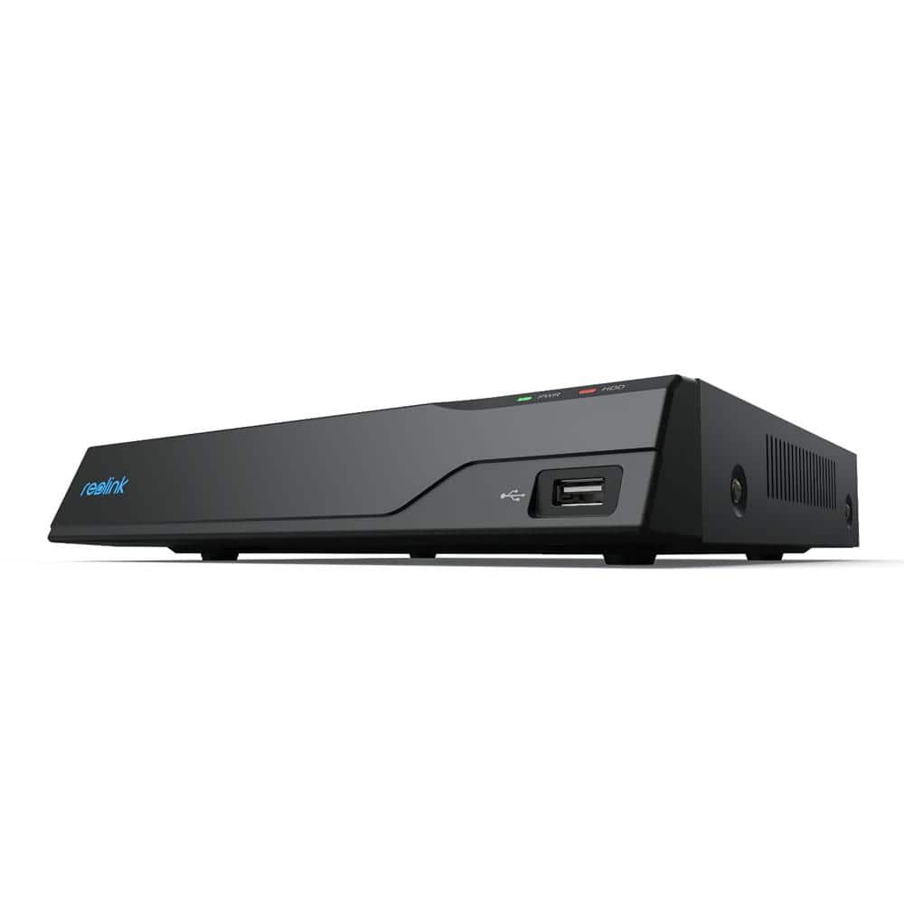 REOLINK NVS 4K 8 Channel PoE NVR for Security Camera System, Plug-In, 2TB HDD, Works with 12MP/4K/5MP/4MP IP Cameras