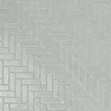 MSI Retro Bianco Herringbone 12.2 in. x 10.83 in. x 6mm Glossy Porcelain Mesh-Mounted Mosaic Tile (13.8 sq. ft. / case)