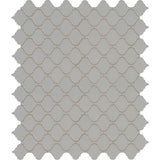 MSI Retro Gray Arabesque 13.19 in. x 11.22 in. x 6mm Glossy Porcelain Mesh-Mounted Mosaic Tile (10.95 sq. ft. / case)