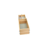 Rev-A-Shelf 12 in. Vanity Half-Tiered Drawer with Soft-Close, Full Access (Maple)