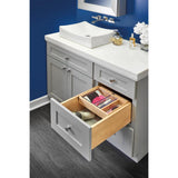 Rev-A-Shelf 12 in. Vanity Half-Tiered Drawer with Soft-Close, Full Access (Maple)