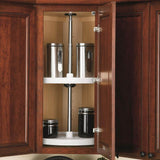 Rev-A-Shelf 2-Shelf White 20 in. Lazy Susan Full-Circle Polymer