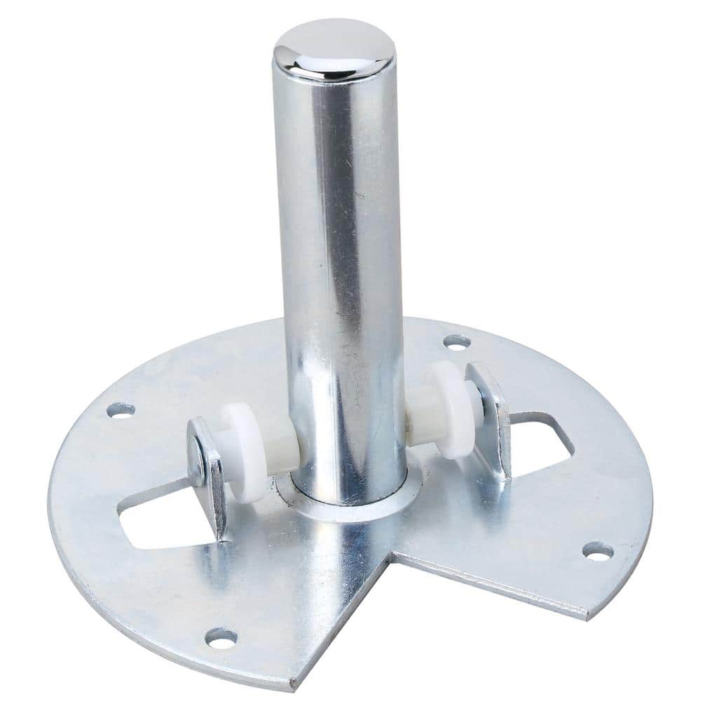 Rev-A-Shelf Polymer Kidney 1-Shelf Lazy Susan w/Bottom Mount Rotating Post for Corner Wall Cabinets