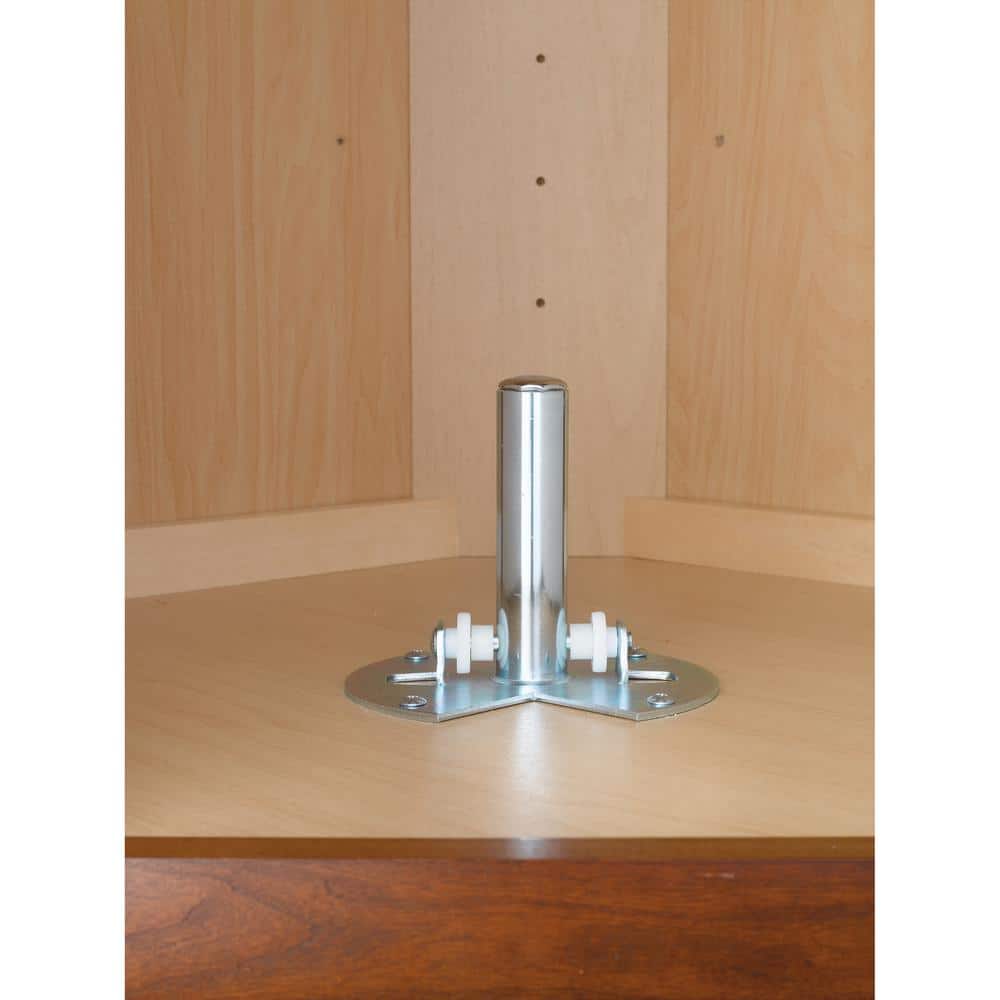 Rev-A-Shelf 24 in. Almond Polymer Full Circle Lazy Susan with Bottom mount