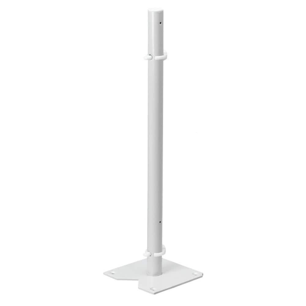 Rev-A-Shelf 31 in. H x 24 in. W x 24 in. D White Polymer Full Circle Bottom Mount 2-Shelf Lazy Susan Set