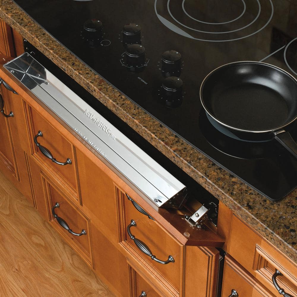 Rev-A-Shelf 2-Shelf Maple 28 in. Lazy Susan Pie-Cut Banded Wood
