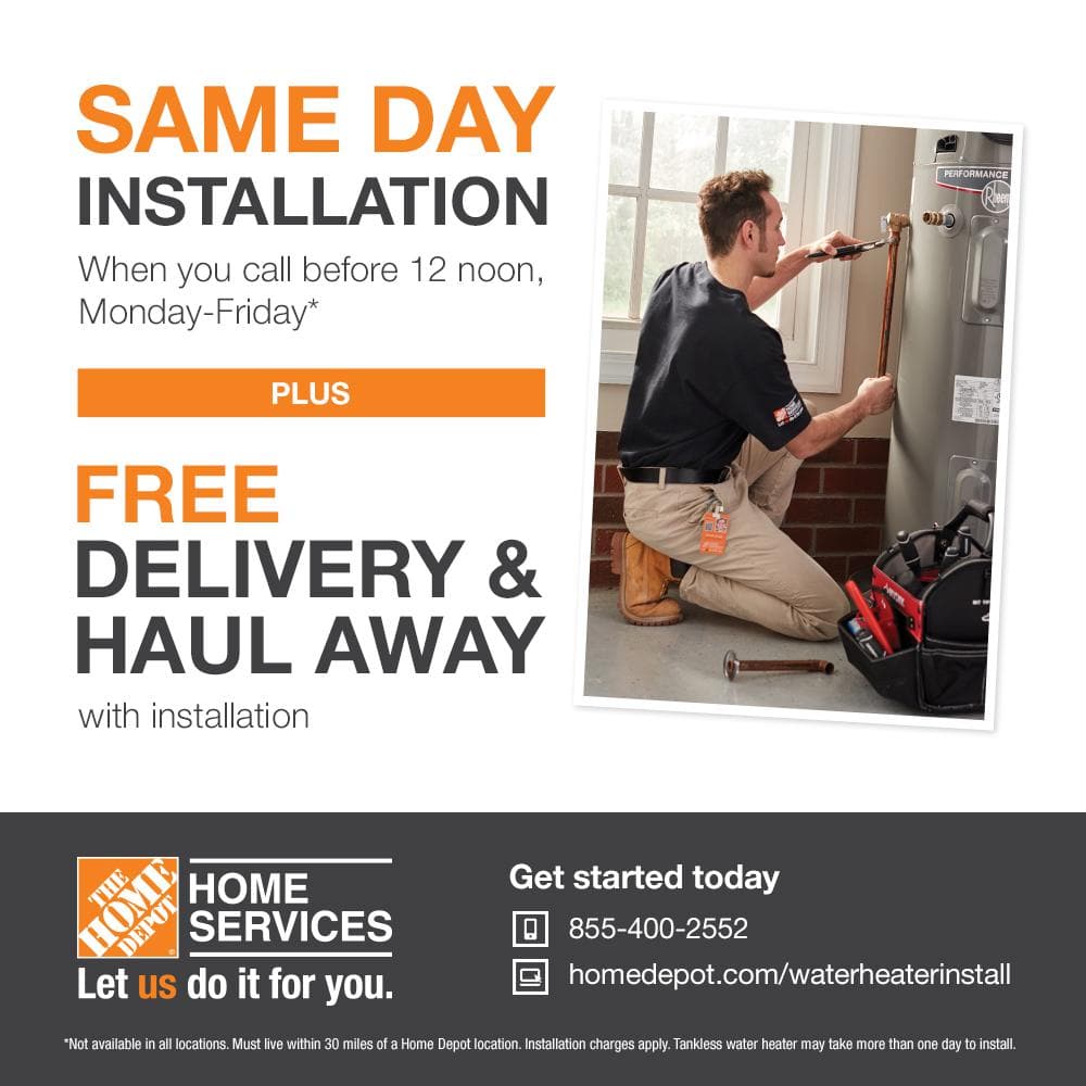 Rheem ProTerra 40 Gal. Smart Hybrid Heat Pump Water Heater with Leak Detection & Auto Shutoff
