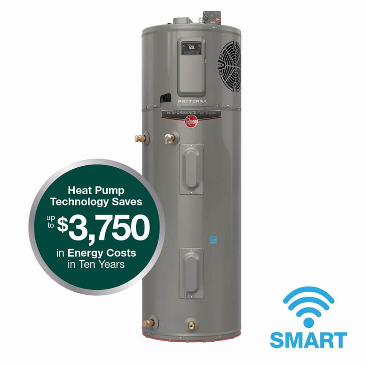 Rheem ProTerra 40 Gal. Smart Hybrid Heat Pump Water Heater with Leak Detection & Auto Shutoff