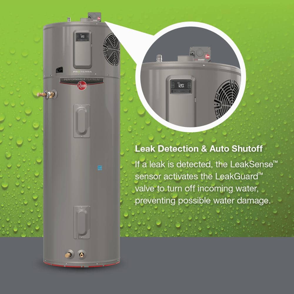 Rheem ProTerra 40 Gal. Smart Hybrid Heat Pump Water Heater with Leak Detection & Auto Shutoff