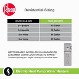 Rheem Performance Platinum 65 Gal. Smart High Efficiency Hybrid Heat Pump Water Heater with 10-Year Warranty