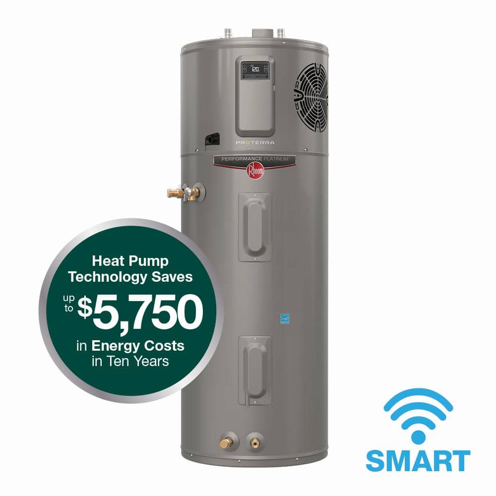 Rheem Performance Platinum 65 Gal. Smart High Efficiency Hybrid Heat Pump Water Heater with 10-Year Warranty