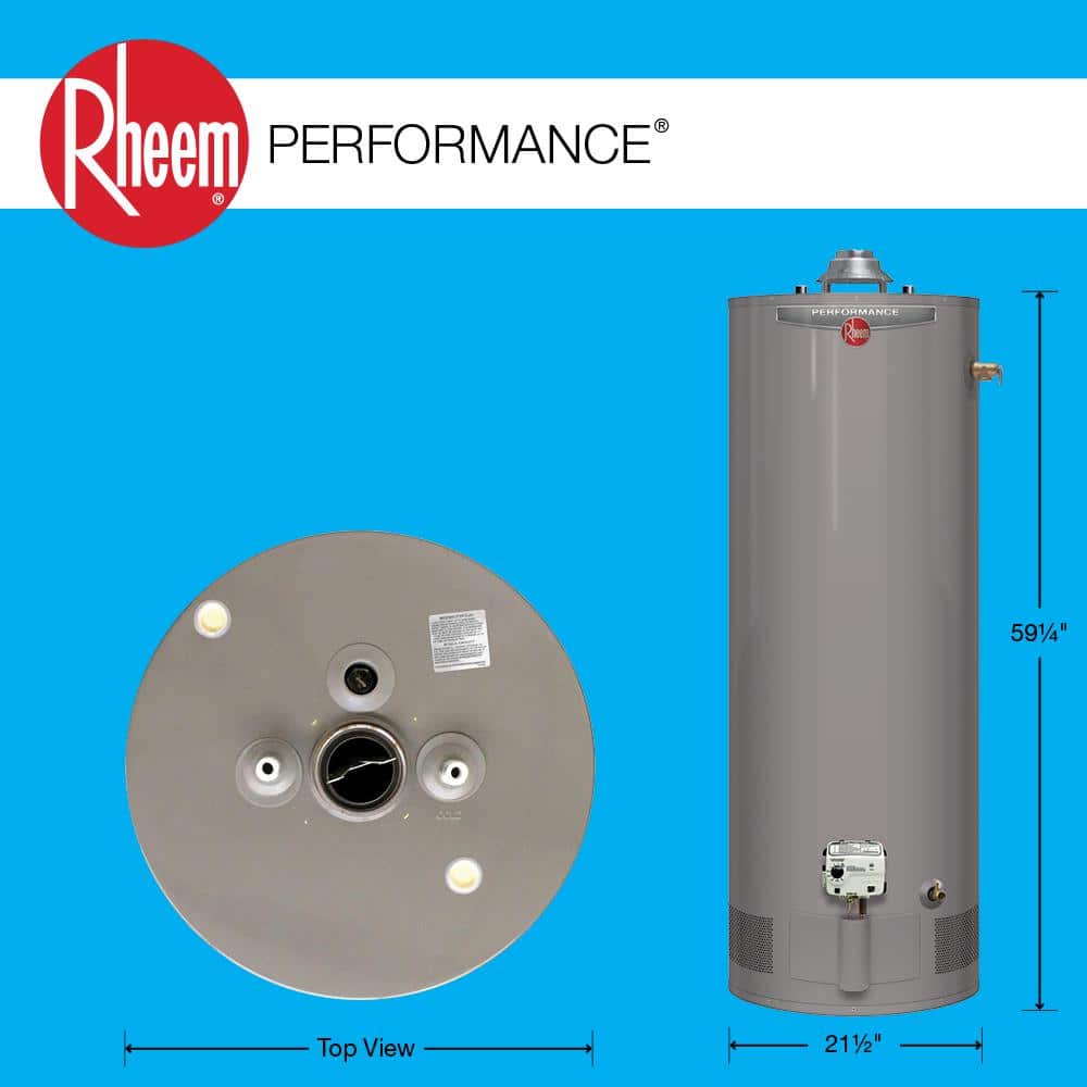 50 gal. Tall 6 Year 60,000 BTU Natural Gas High Demand Water Heater