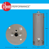 50 gal. Tall 6 Year 60,000 BTU Natural Gas High Demand Water Heater