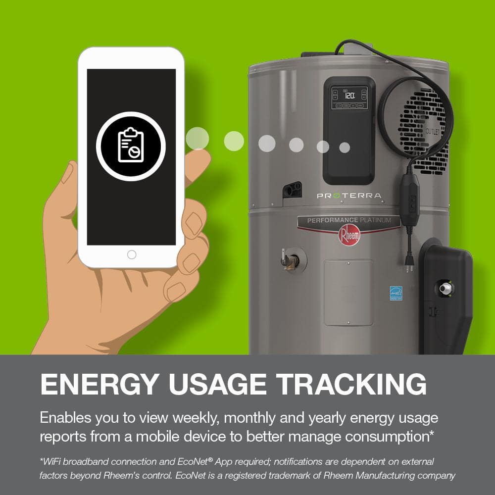 Rheem Performance Platinum ProTerra 40-Gallon Smart Heat Pump Water Heater
