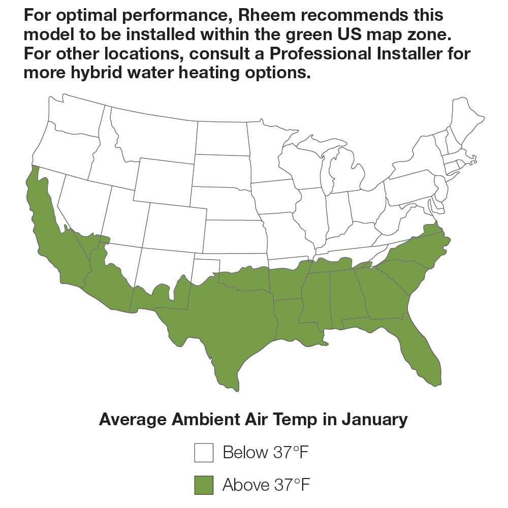 Rheem Performance Platinum ProTerra 40-Gallon Smart Heat Pump Water Heater