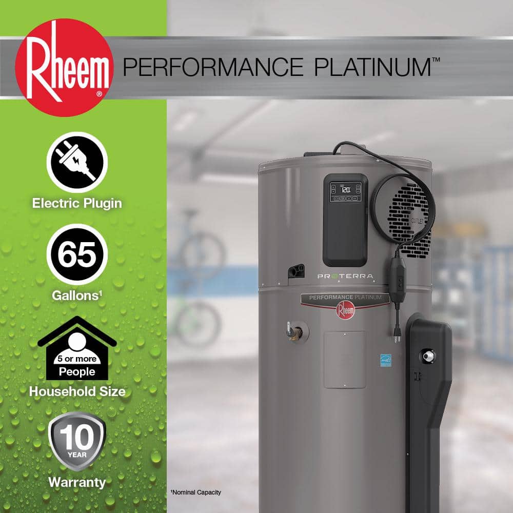 Rheem Performance Platinum ProTerra 65 Gallon Smart Heat Pump Water Heater