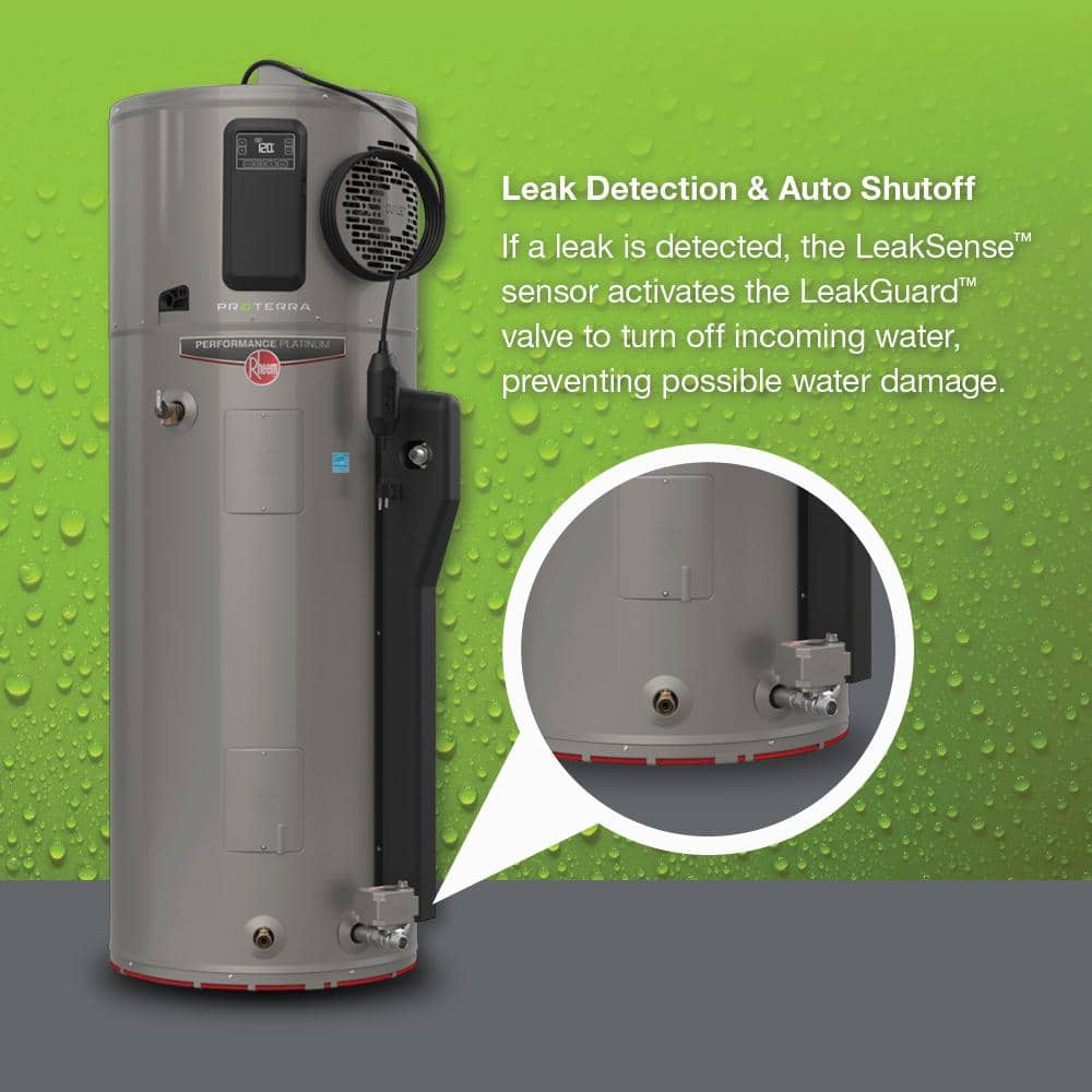 Rheem ProTerra 80 Gal. Smart Heat Pump Water Heater with Leak Detection