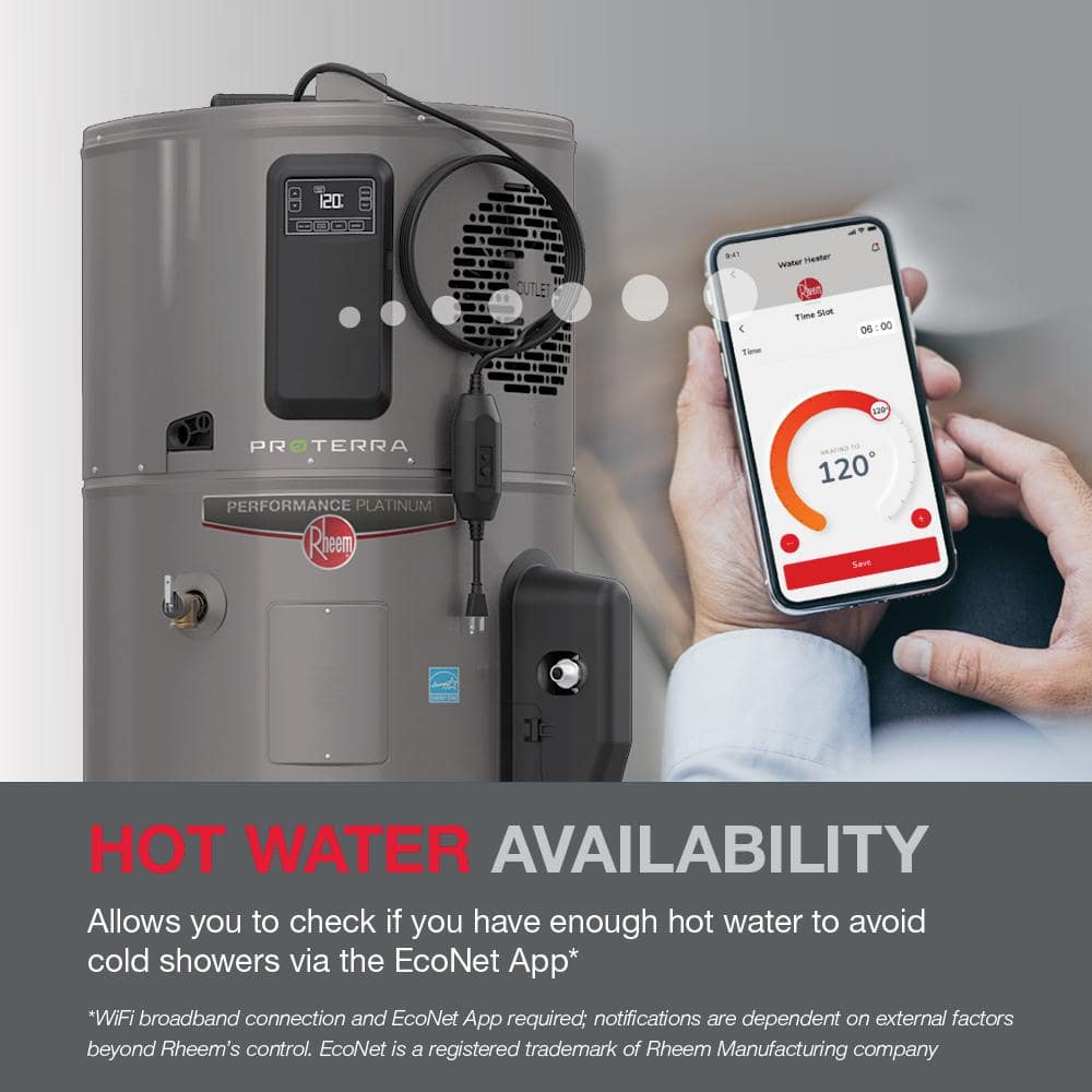 Rheem ProTerra 80 Gal. Smart Heat Pump Water Heater with Leak Detection