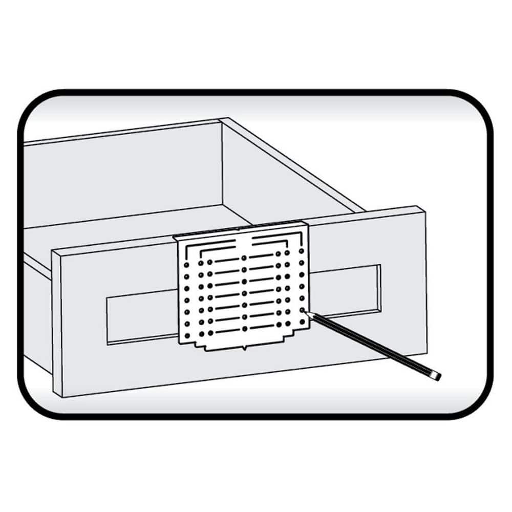 Richelieu Cabinet Hardware Door and Drawer Drilling Template – Value Pack
