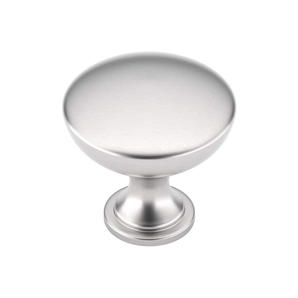 Richelieu 1-1/5 in. (30 mm) Brushed Nickel Cabinet Knob, Round – 10-Pack