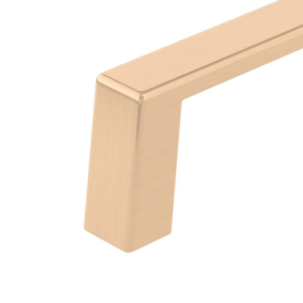 Richelieu Eglinton 6 in. (152 mm) Champagne Bronze Modern Rectangular Cabinet Bar Pull