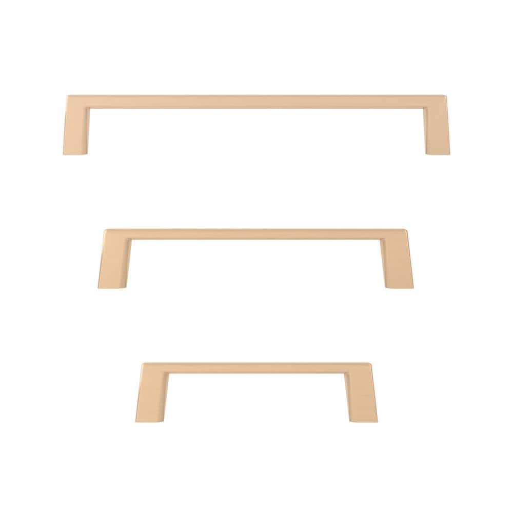 Richelieu Eglinton 6 in. (152 mm) Champagne Bronze Modern Rectangular Cabinet Bar Pull