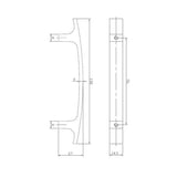 Richelieu Vence 3-3/4 in. (96 mm) Center-to-Center Crystal Chrome Cabinet/Drawer Pull