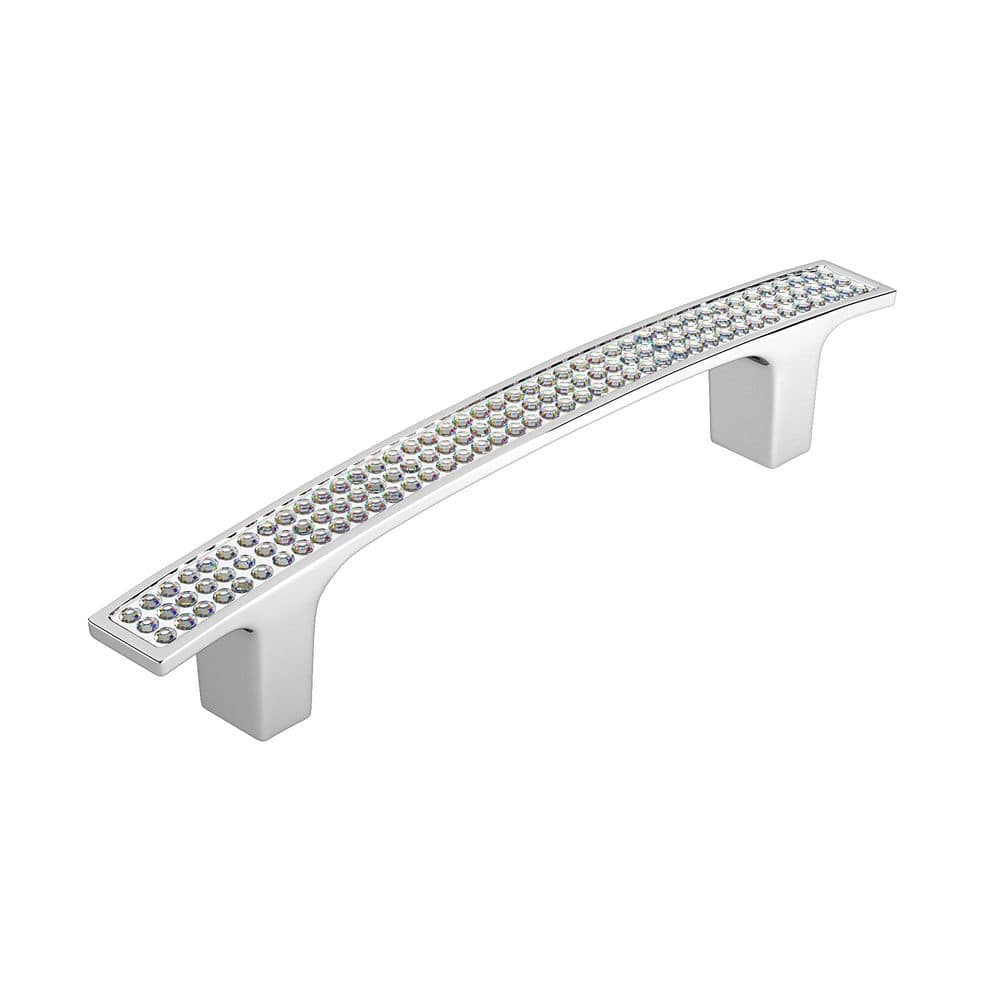 Richelieu Vence 3-3/4 in. (96 mm) Center-to-Center Crystal Chrome Cabinet/Drawer Pull
